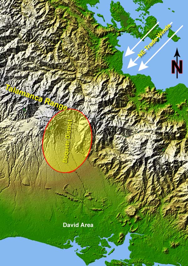 Winds Affected by Terrain