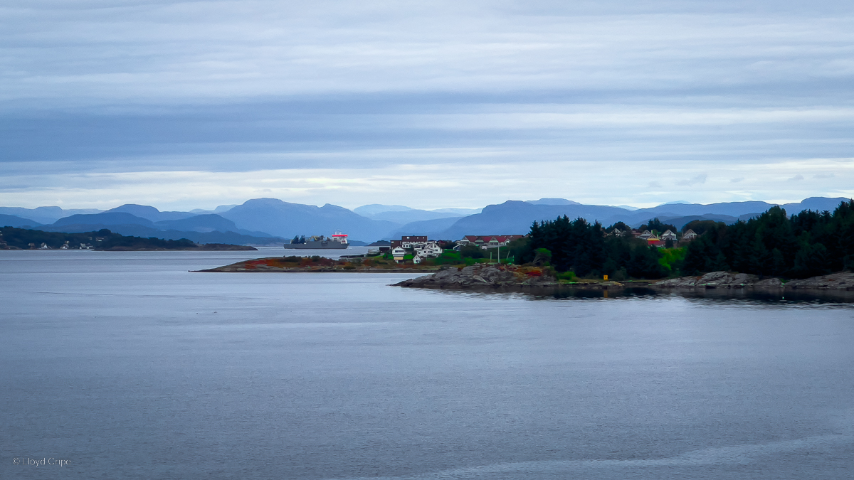 Entering Stravanger Norway